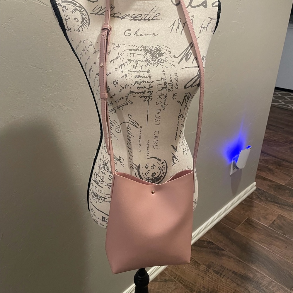 Chic Blush Crossbody Bag
